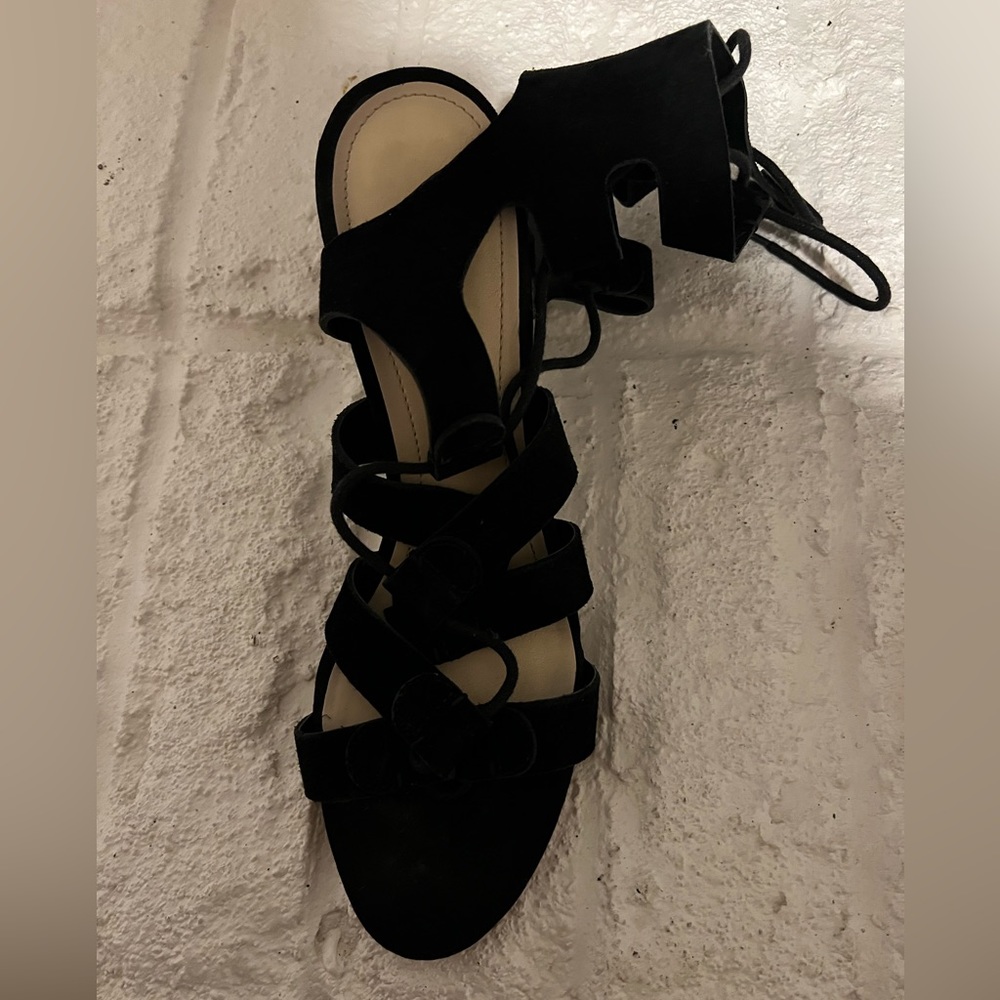 Genuine suede leather Mark Fisher hills size 8 - Picture 3 of 4